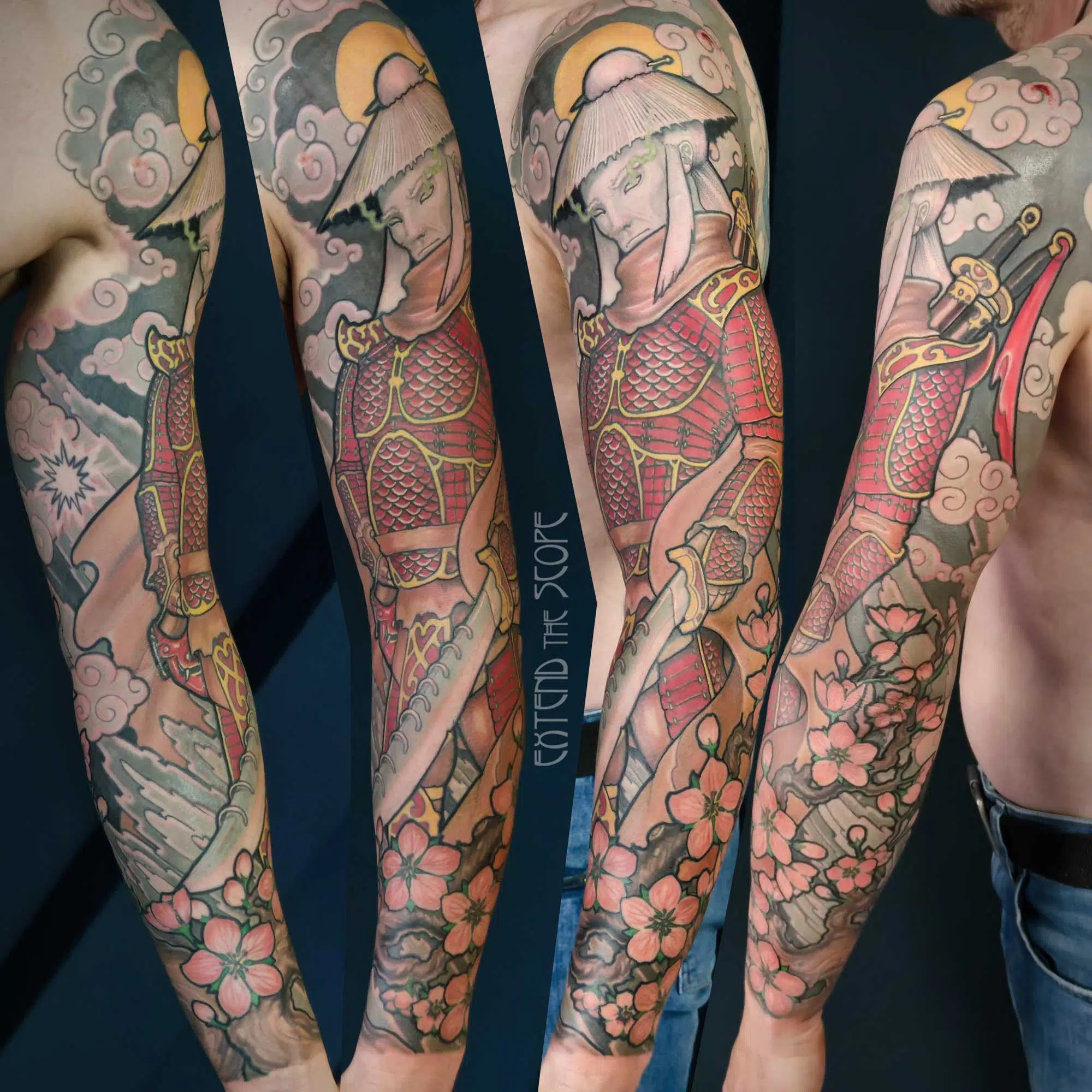 Ronin Sleeve Tattoo Neojapanese Journey to the West